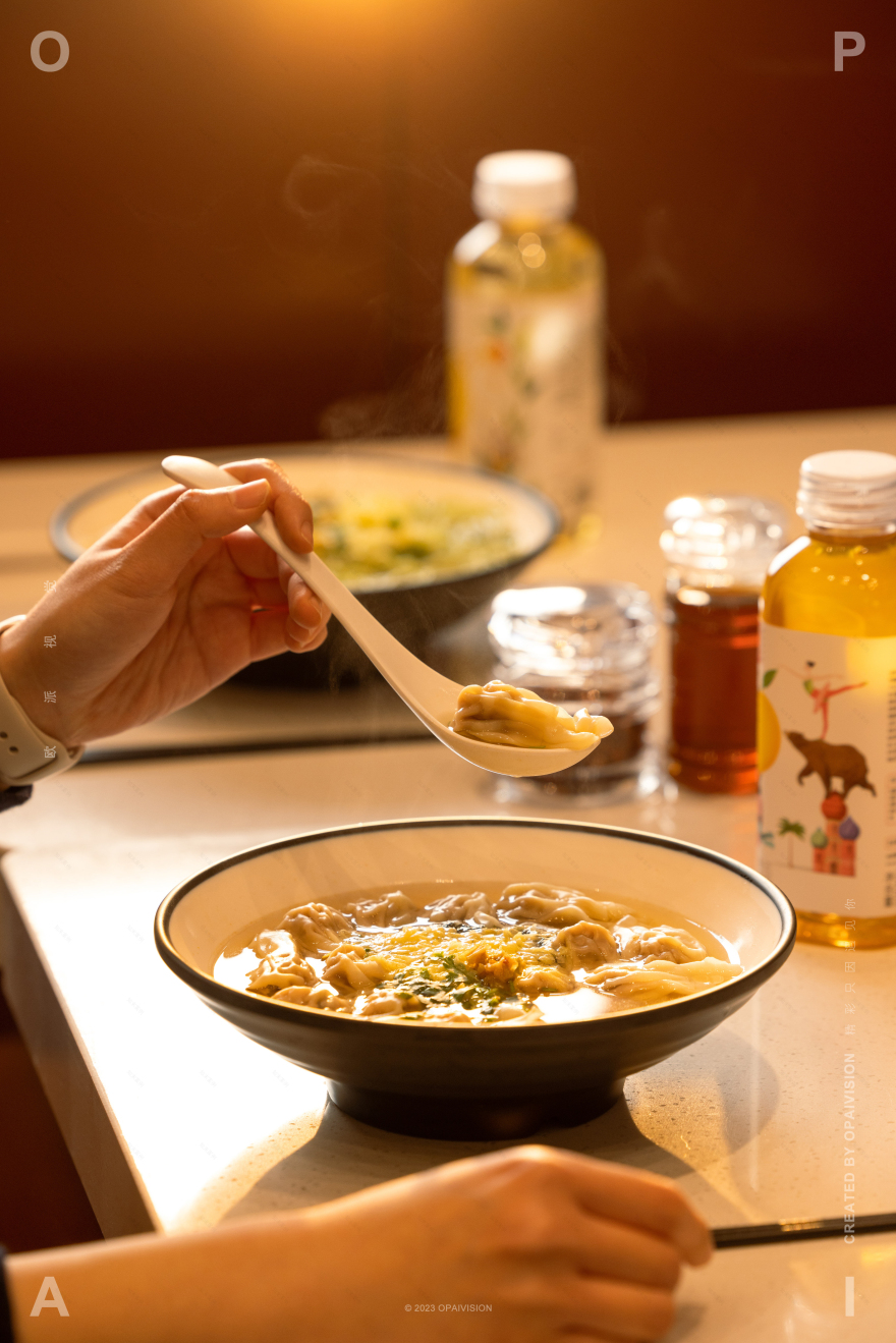 小倩倩馄饨青岛店面升级丨中国青岛丨欧派视觉-47