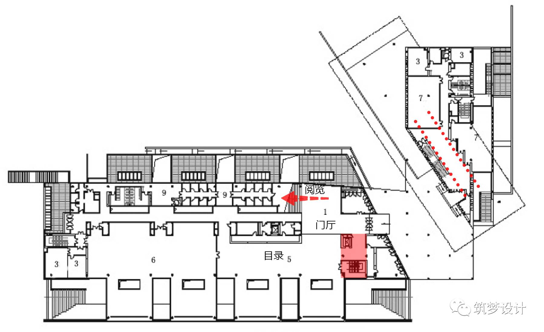 建筑抄绘|松山湖图书馆-61