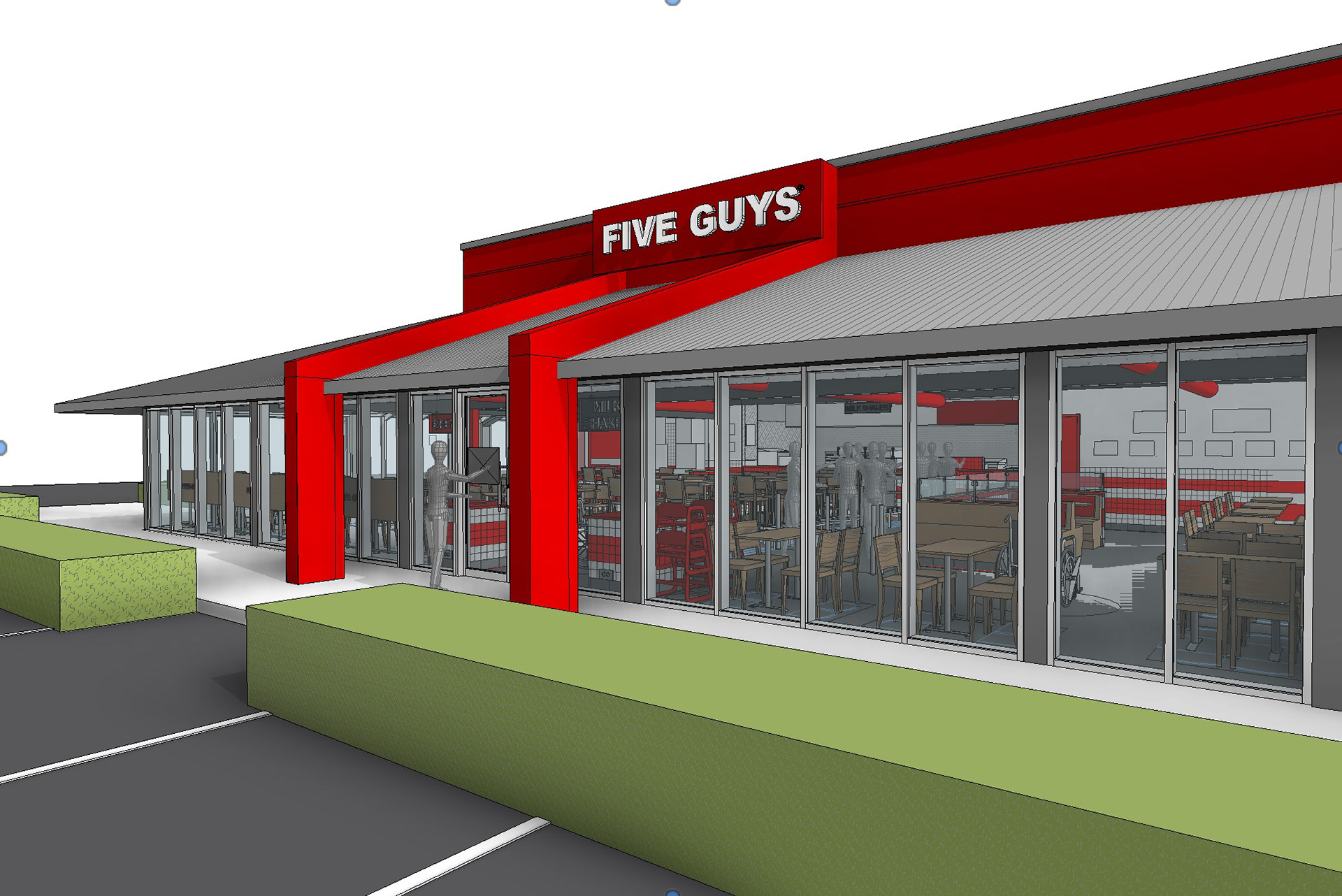 Five Guys· Penrith 快餐店设计丨澳大利亚新南威尔士丨Design Partnership Australia-72
