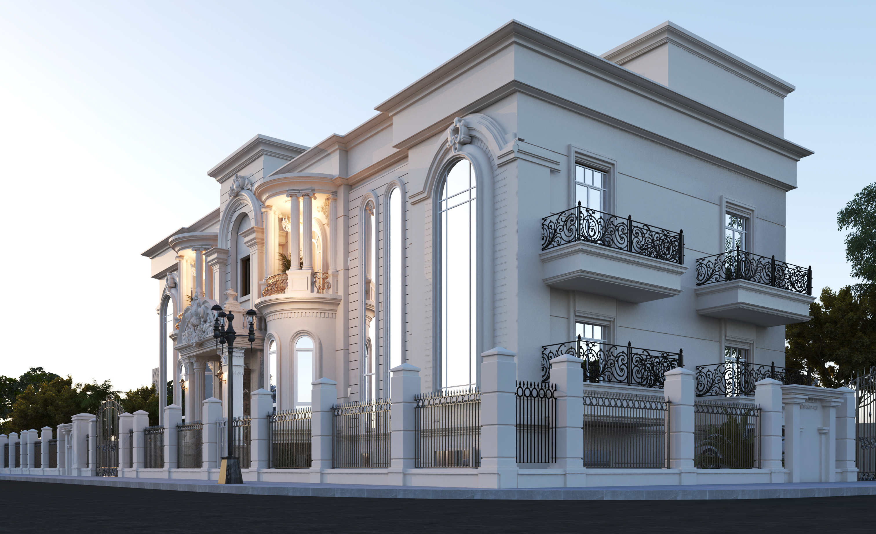 别墅外观经典设计丨埃及-5