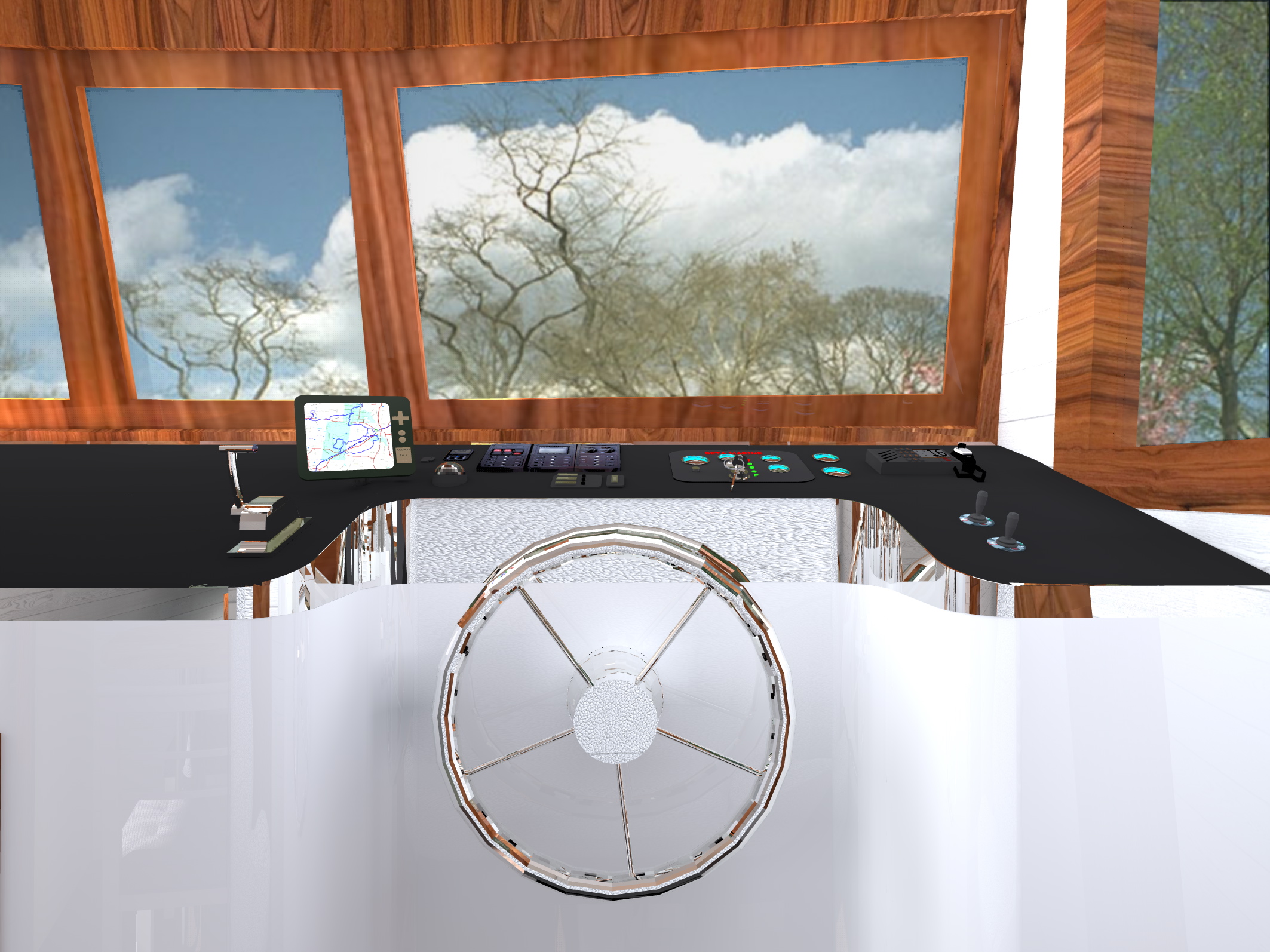 CANAL BOAT WHEELHOUSE concept 2014-41