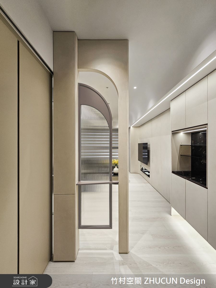 竹村·36轻。曦Light。Sun 20坪奶茶风设计案例丨竹村空间－设计家Searchome-2