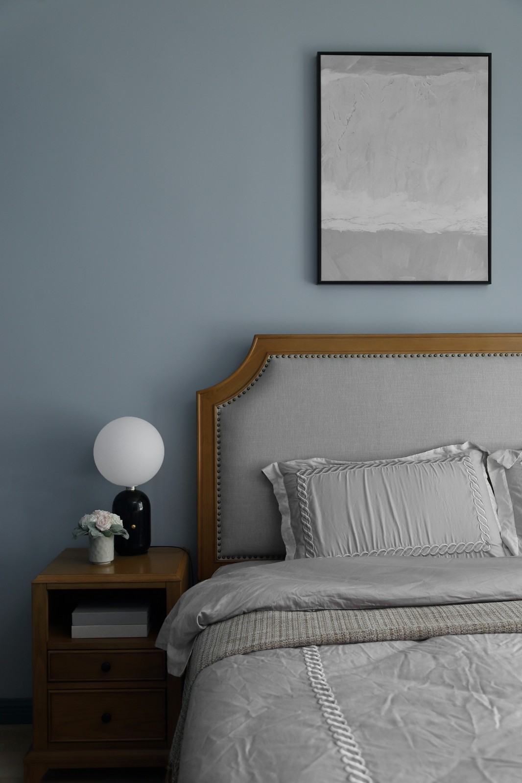 清羽设计 · 成都 178㎡优雅灰蓝家居,打造舒缓港湾氛围-56