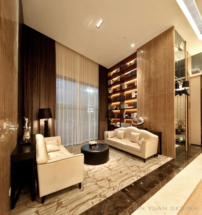 【品源设计】河源.宝晟地产四期售楼中心实景-9