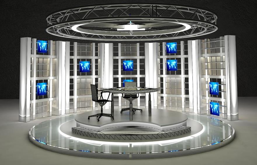 电视演播室布景集 13-17