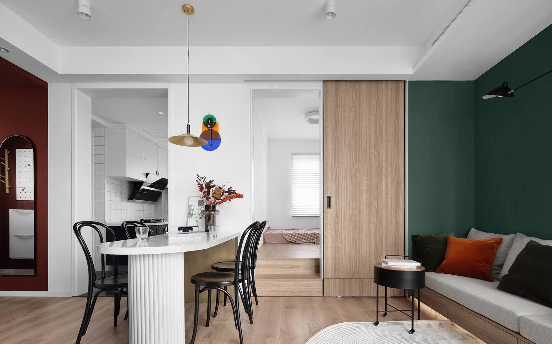 90 后夫妻复古混搭婚房设计丨中国北京-39