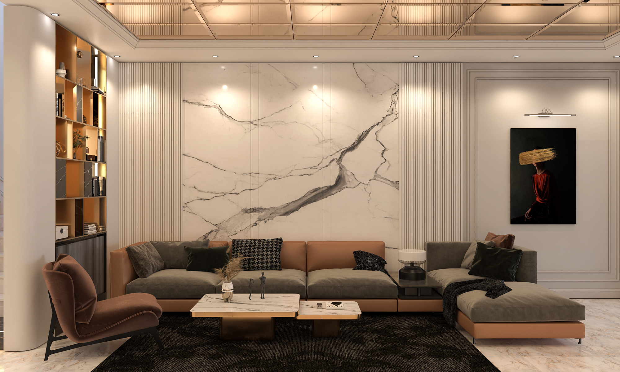 新古典主义室内装饰丨越南-8