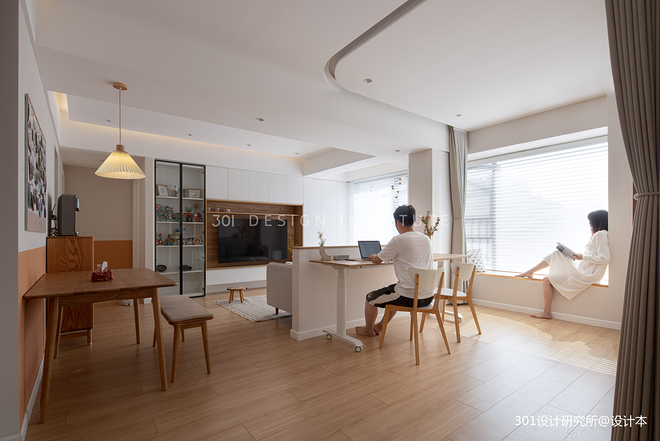 35万元二居97平米装修案例_效果图 - 97㎡两人两猫，软软糯糯的原木家 - 设计本-17