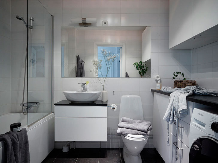 多彩内饰与内部窗户打造独特斯堪的纳维亚风格家居-18