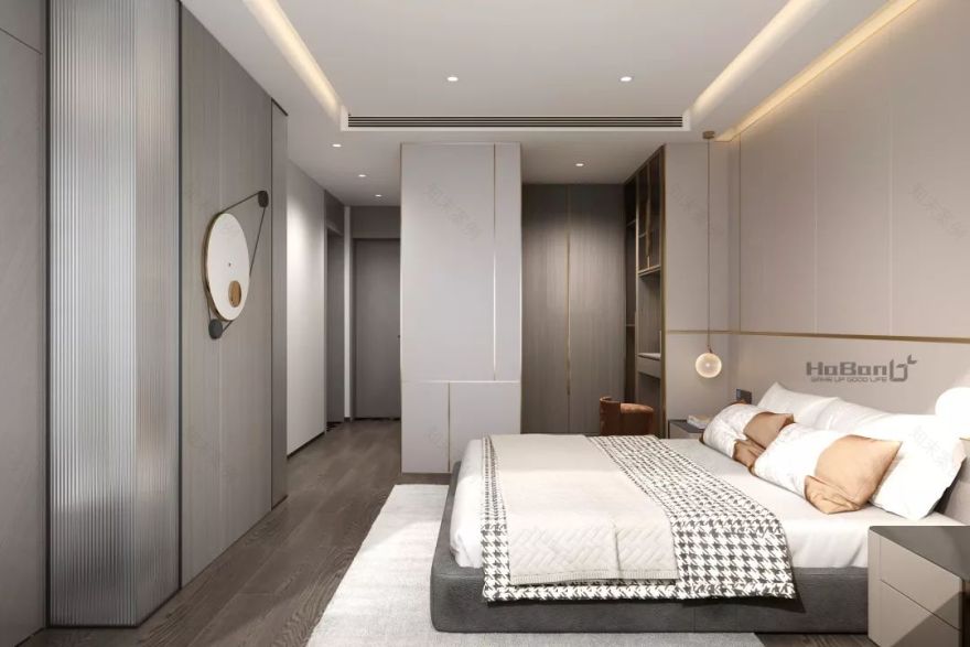 现代咖色家居,温馨舒适空间-26