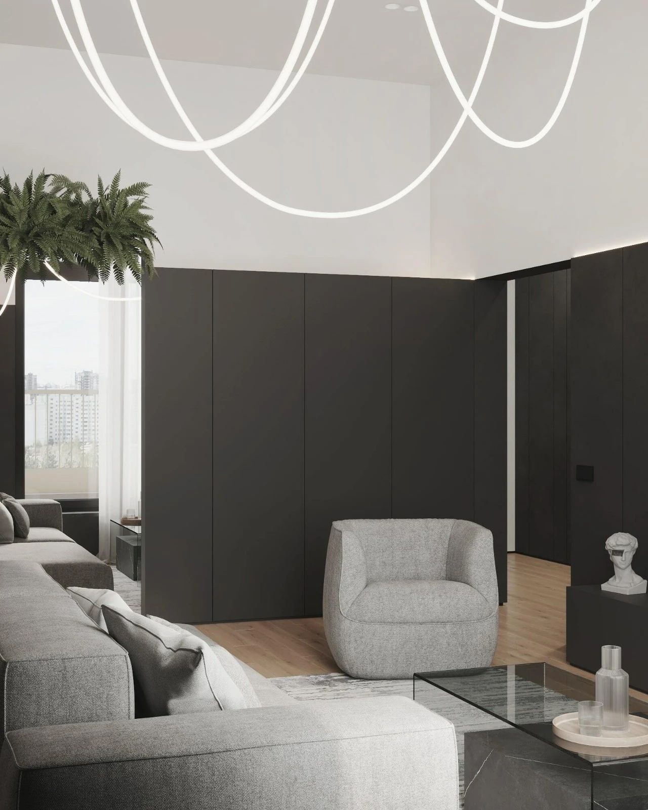 95㎡现代优雅公寓-35