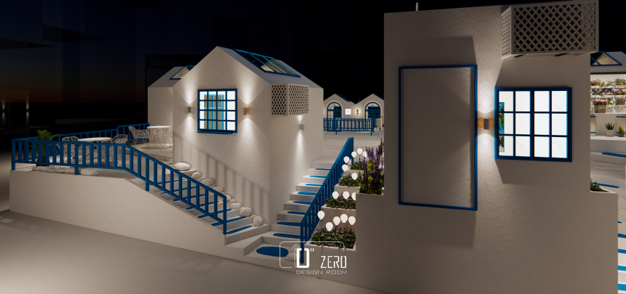 圣托里尼乌托邦理念的假日城市丨中国深圳丨Zero Desing Room-34
