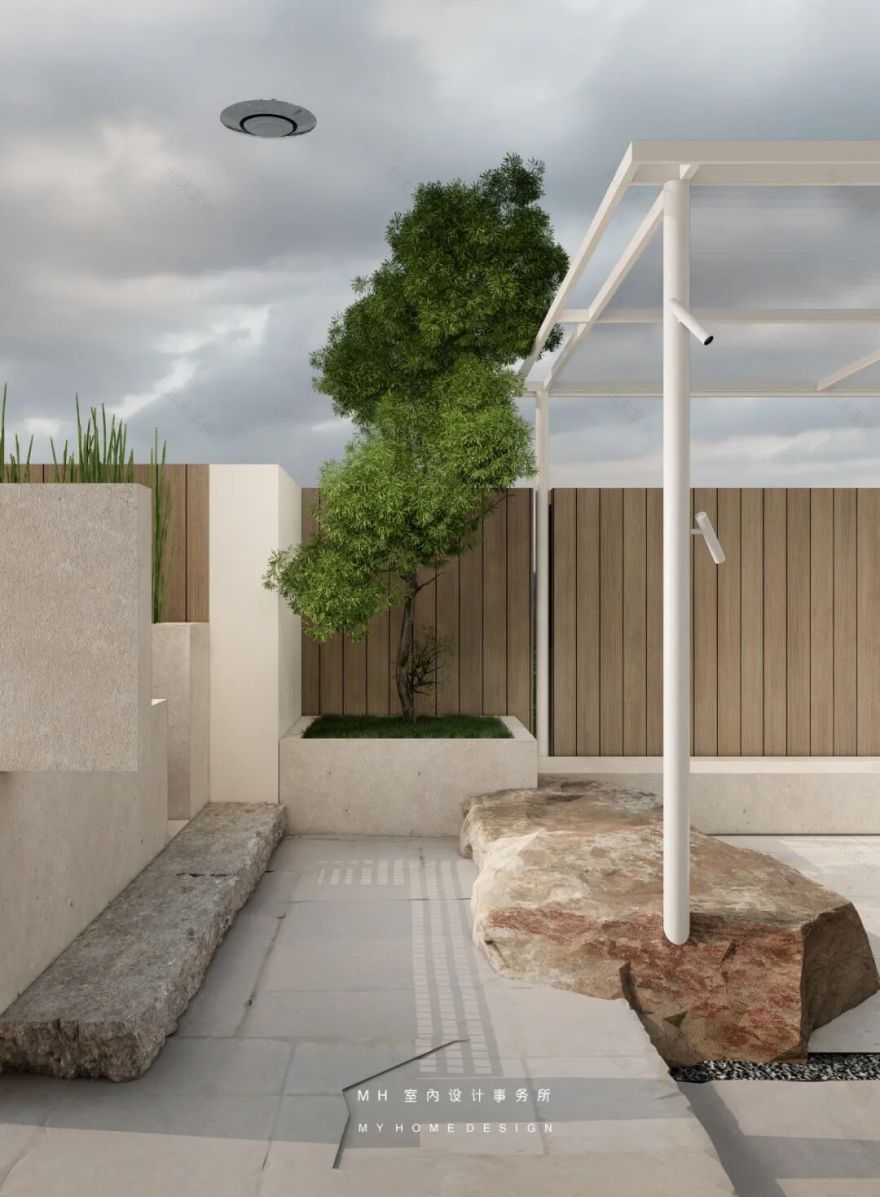 【首发】MH设计新作:自由·归属▏当代豪宅的极简艺术,让生活更有腔调-233