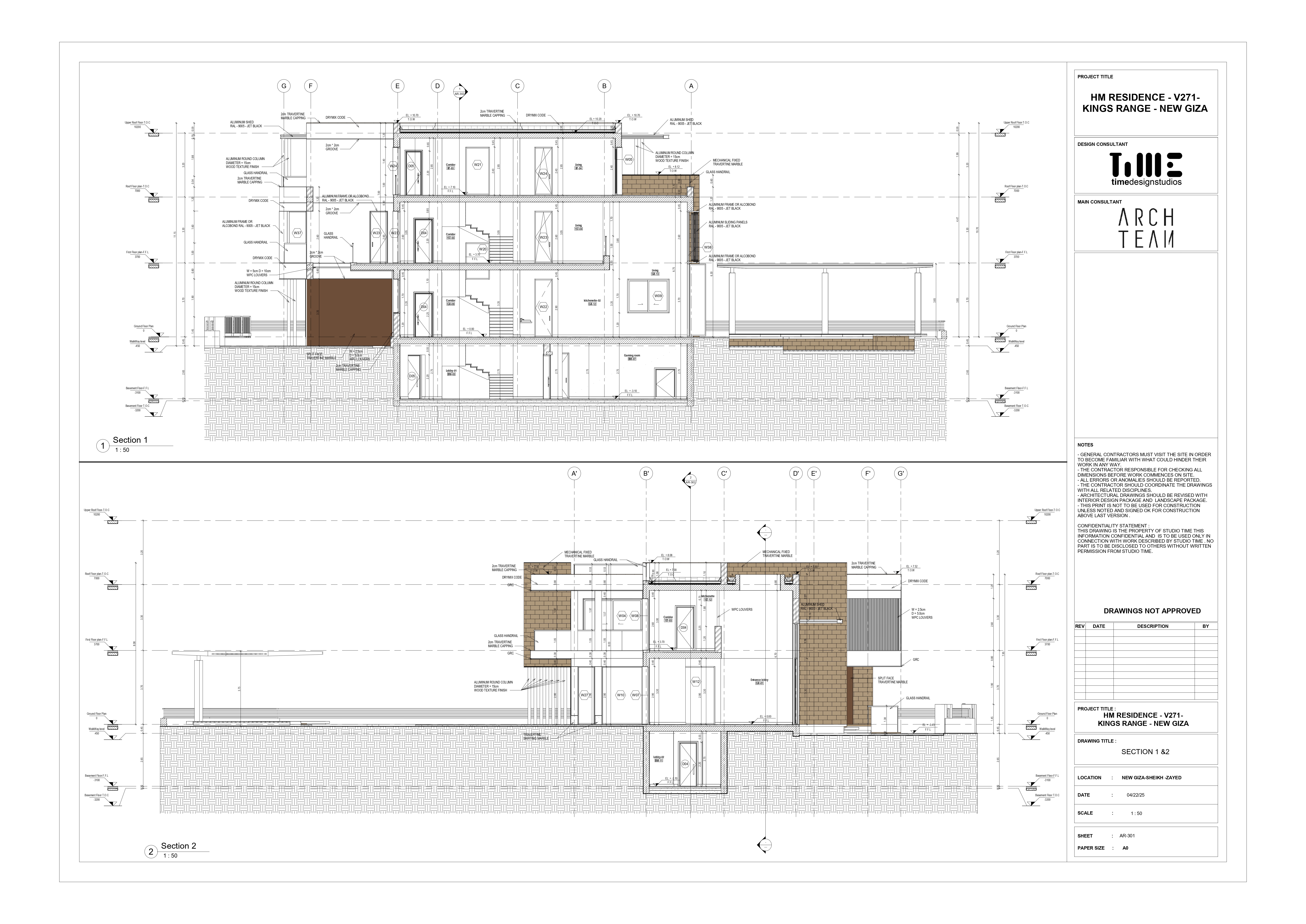 New Giza Modern Villa | LOD 350 Tender Package-30