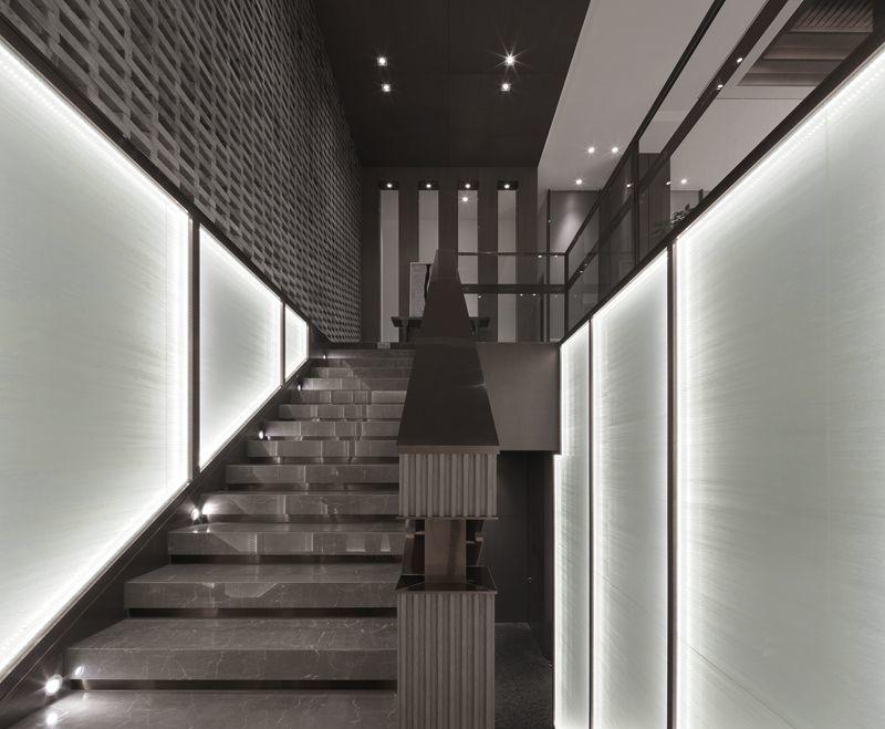 嘉兴中洲花溪地售楼处 | 光与影中的江南意境-38