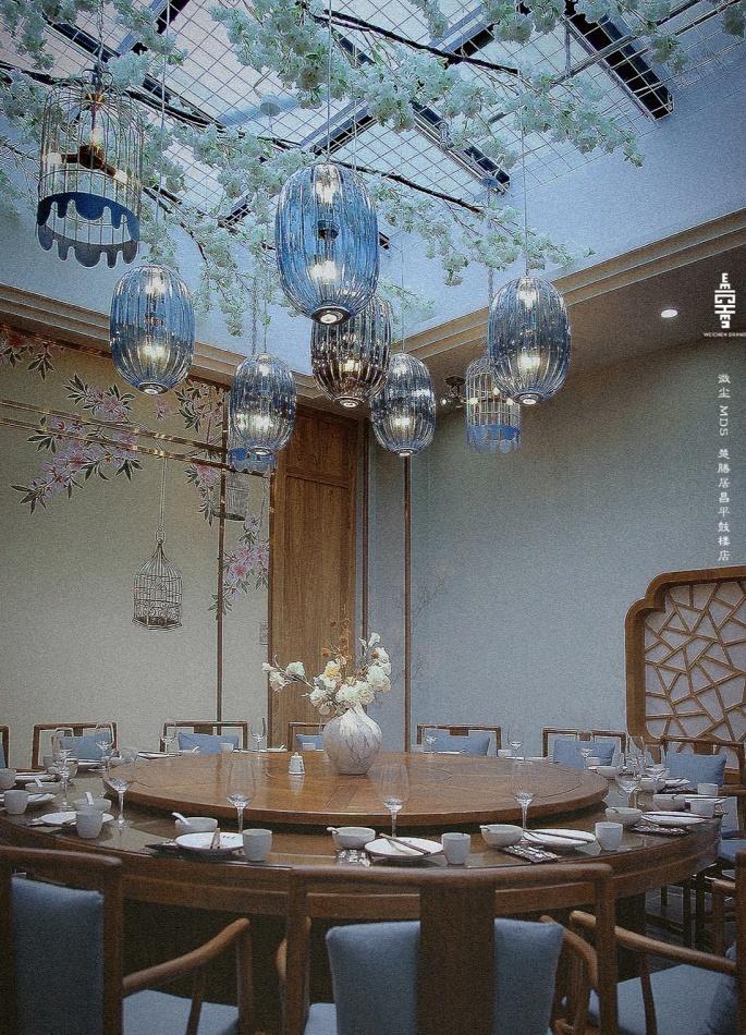微尘空间设计事务所打造江南风情楚膳居餐厅-30