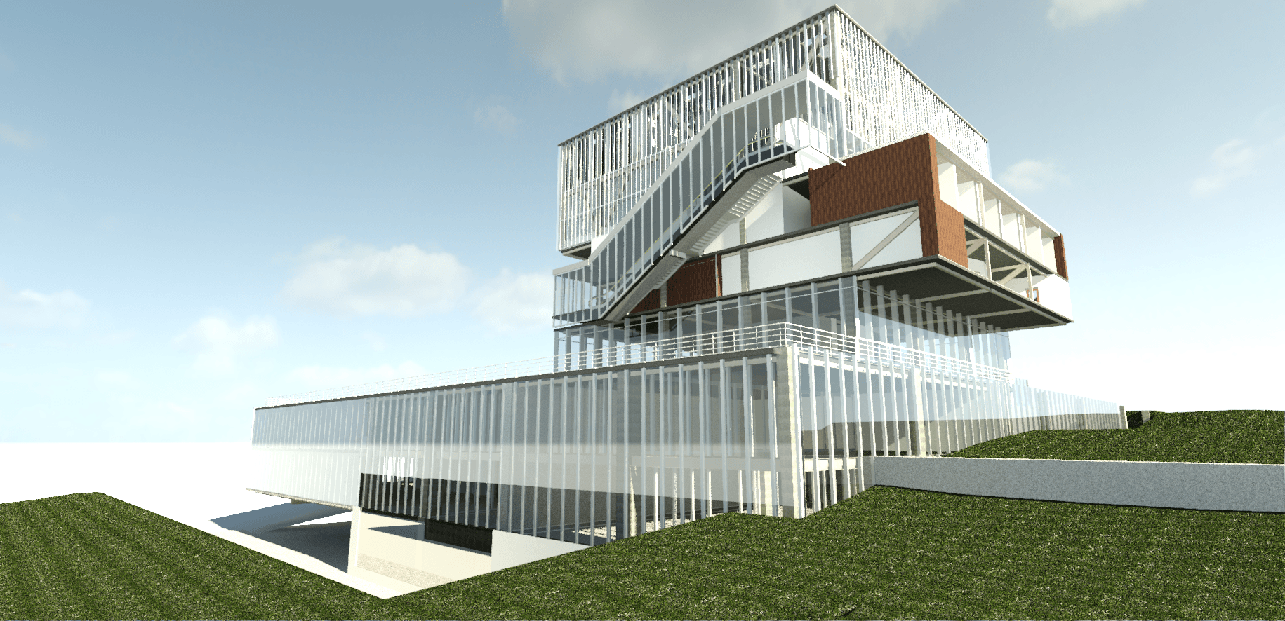 U Javeriana 艺术大楼建模-19