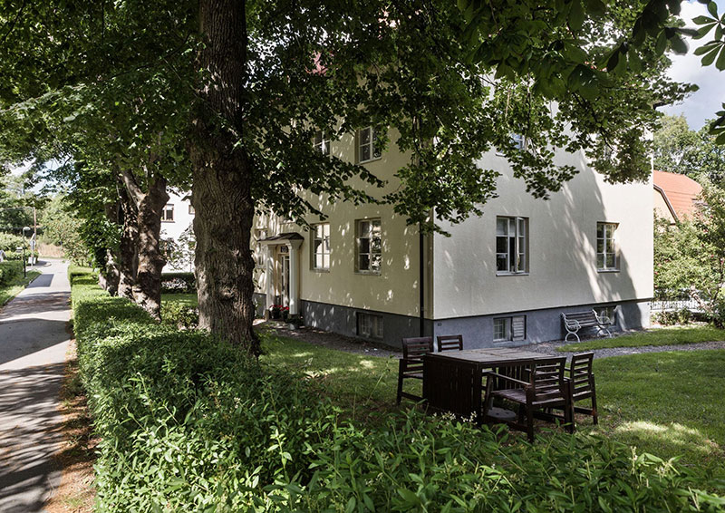 瑞典绿色乡村公寓 | 自然光与气的完美结合-19