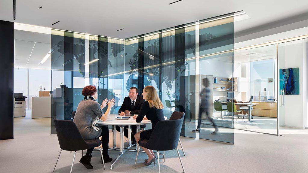 Intelsat 未来主义总部，打造卫星通信领导者形象-9