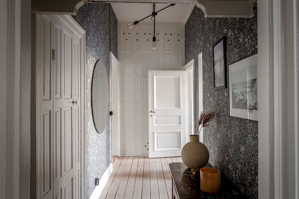 蓝色与白色的典雅公寓 | 哥德堡的瑞典设计之美-15