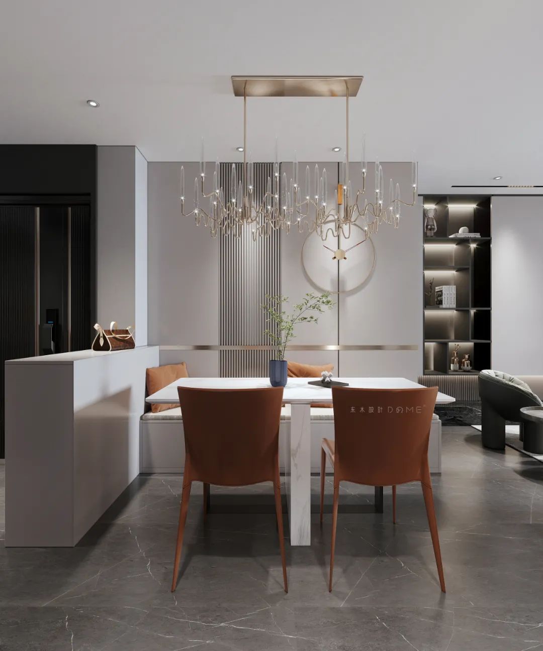 天津悦诚花园现代轻奢住宅丨中国天津丨东木设计-16