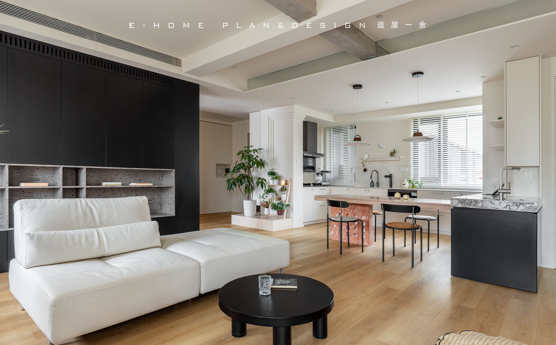 100㎡的独处自由，把三间卧室变成客餐厅-10