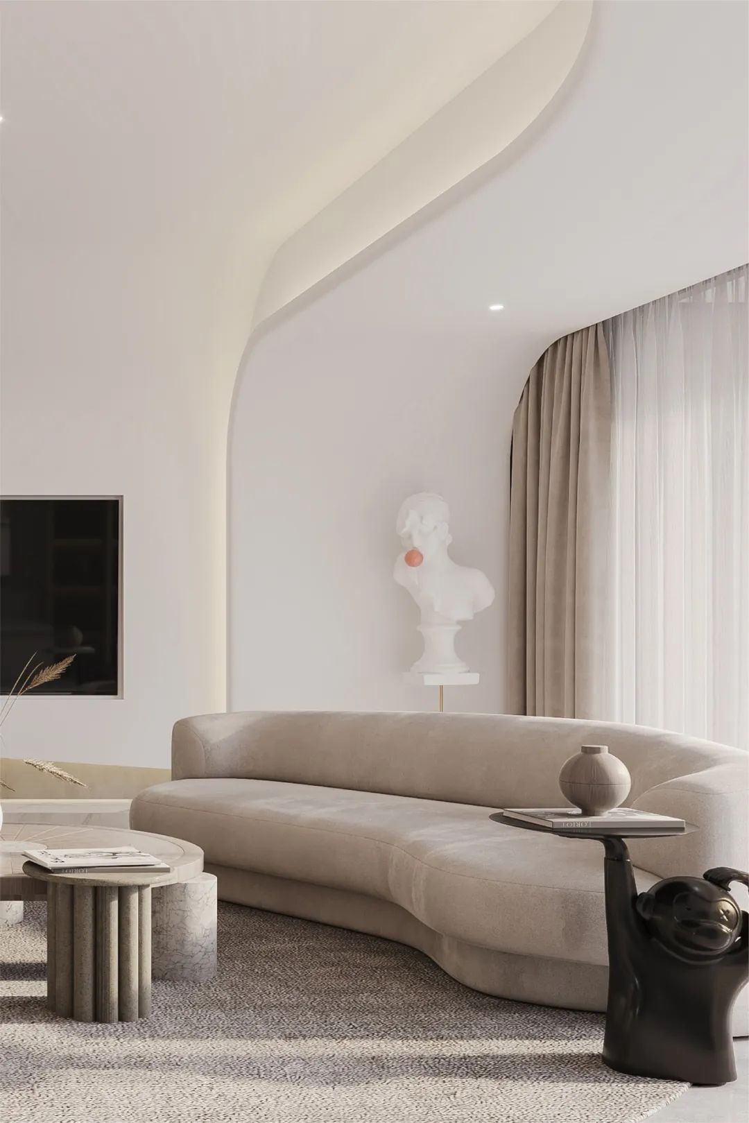 都市理想家,现代轻奢风大平层设计案例解析丨布尔空间设计-192