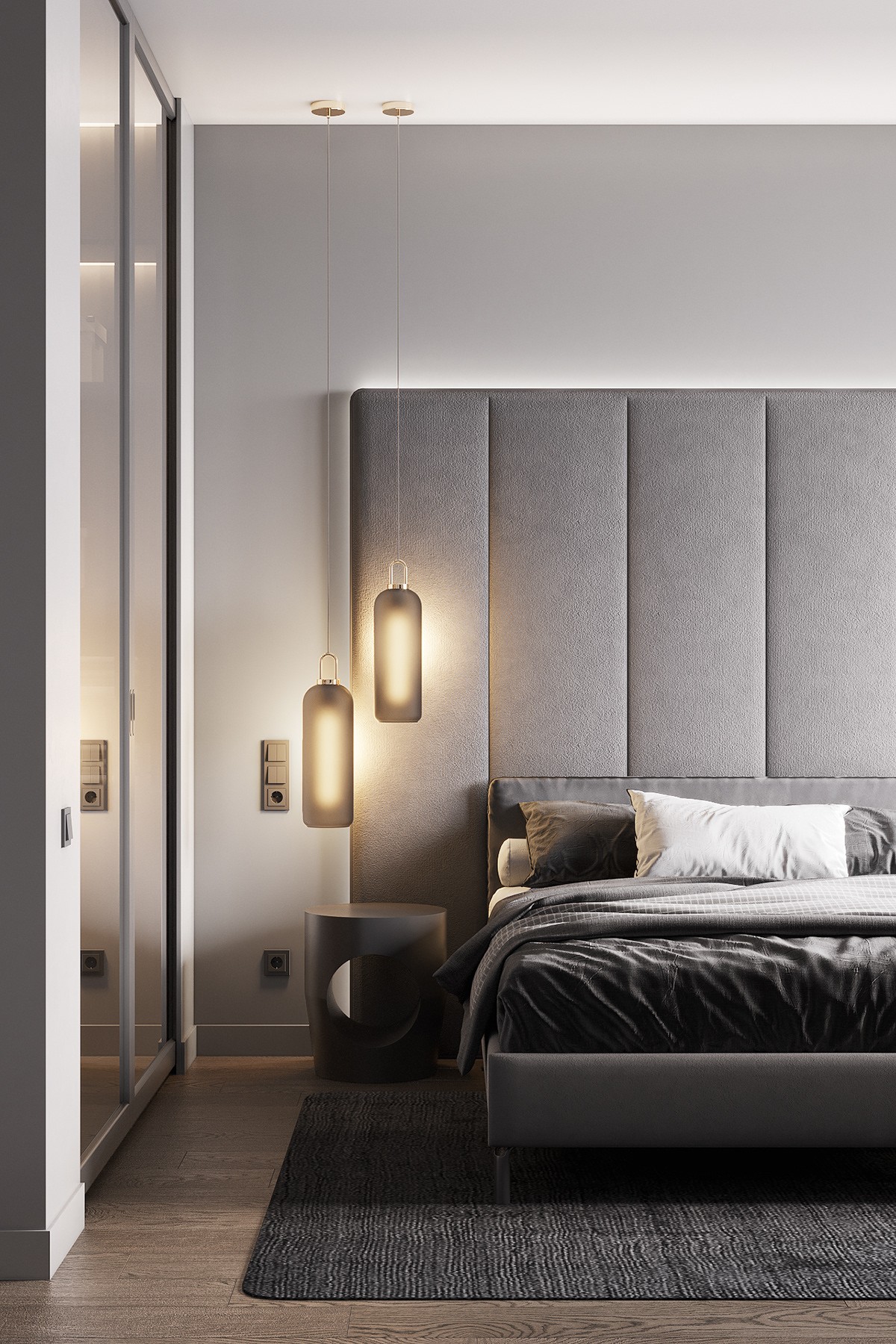 莫斯科现代简约风公寓-14