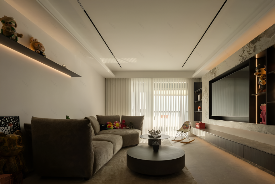 苏州200㎡私宅空间潮来巢往丨中国苏州丨递平方空间设计-11