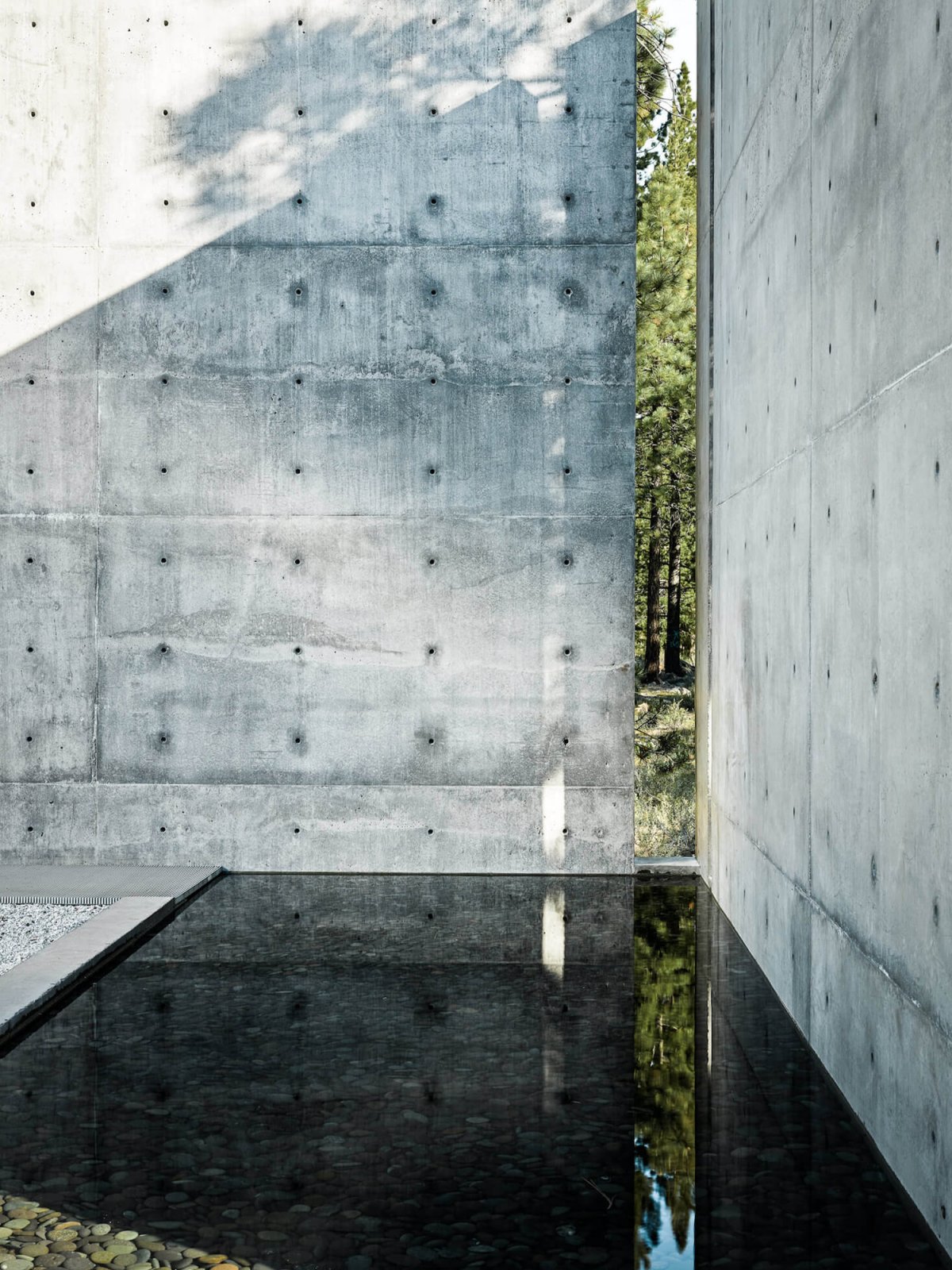 Creek House · 融入自然的混凝土与木材住宅丨Faulkner 建筑事务所-11