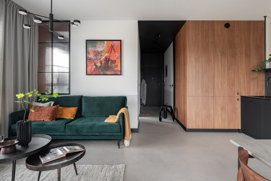 格但斯克造船厂附近45平工业极简风空间设计丨波兰格但斯克丨Noomi studio(创始人Anna Burzyńska)-25