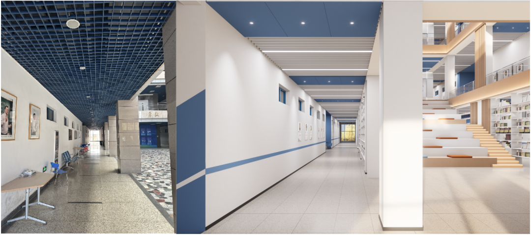 【现代·设计】方案二所作品——西北工业大学长安校区智慧教学楼D座室内改造装修项目-17