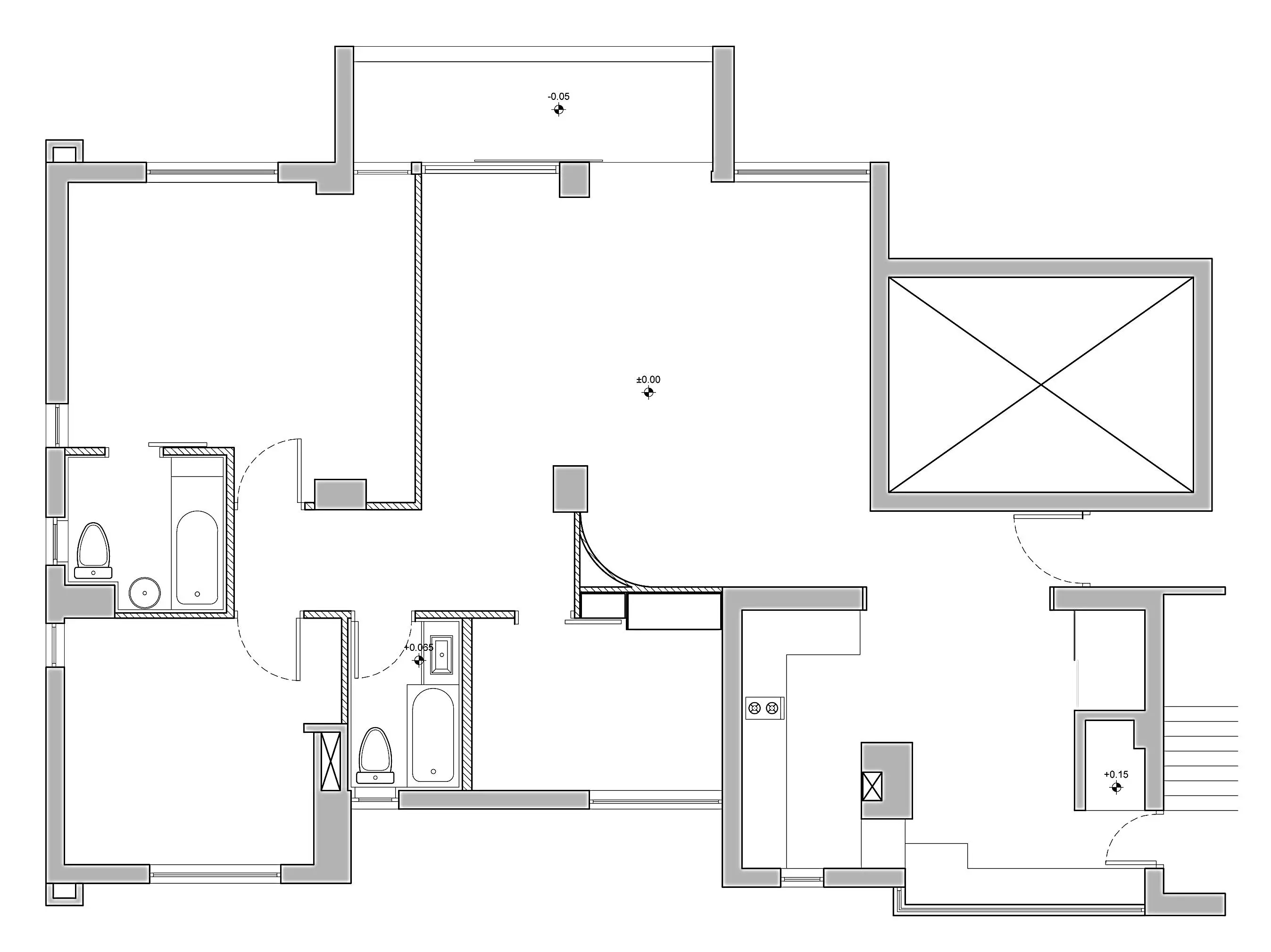 136㎡香港现代公寓住宅设计  廖奕权-37