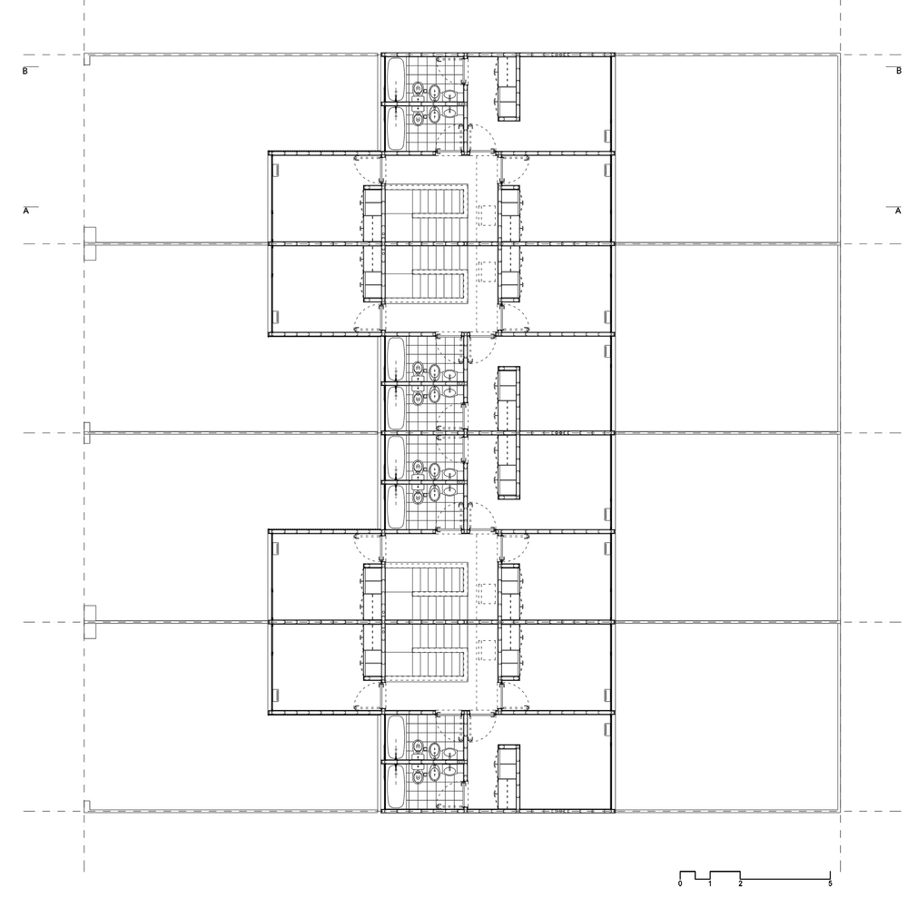 阿根廷城市广场上的黑色钢构住宅群-68