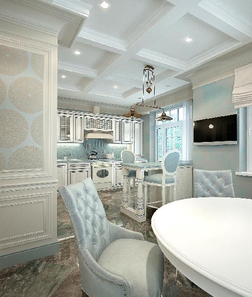 240㎡“Лесная пристань 2”别墅室内设计项目-15