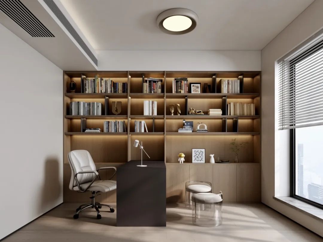 190㎡现代原木丨铂悦城丨中国湖南丨纵向·空间设计-16