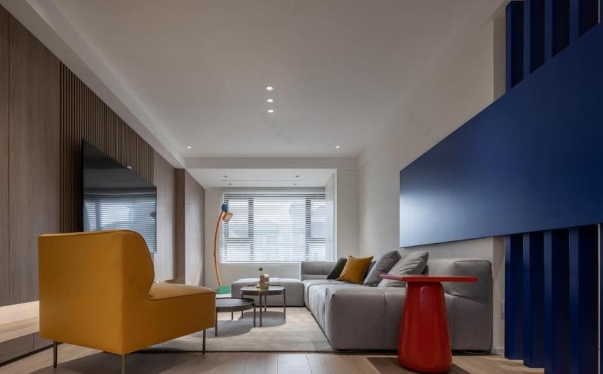 孟菲斯风格三代同堂温馨家居设计-14