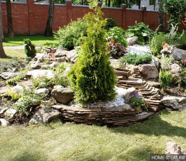 自制阿尔卑斯式假山（阿尔卑斯式花坛）-124