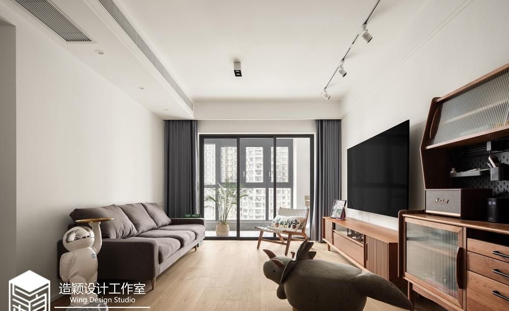 现代简约暖色调住宅设计-2