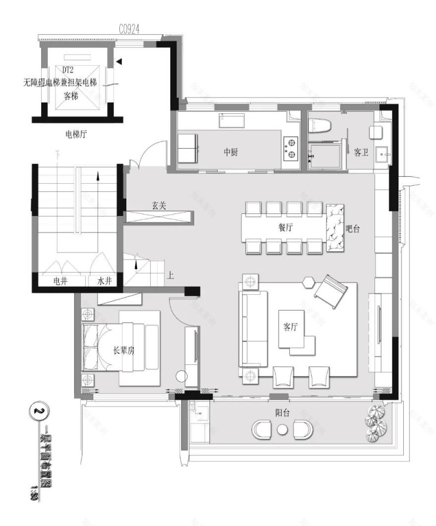南通绿城通州湖镜和庐丨中国通州丨其然设计-47