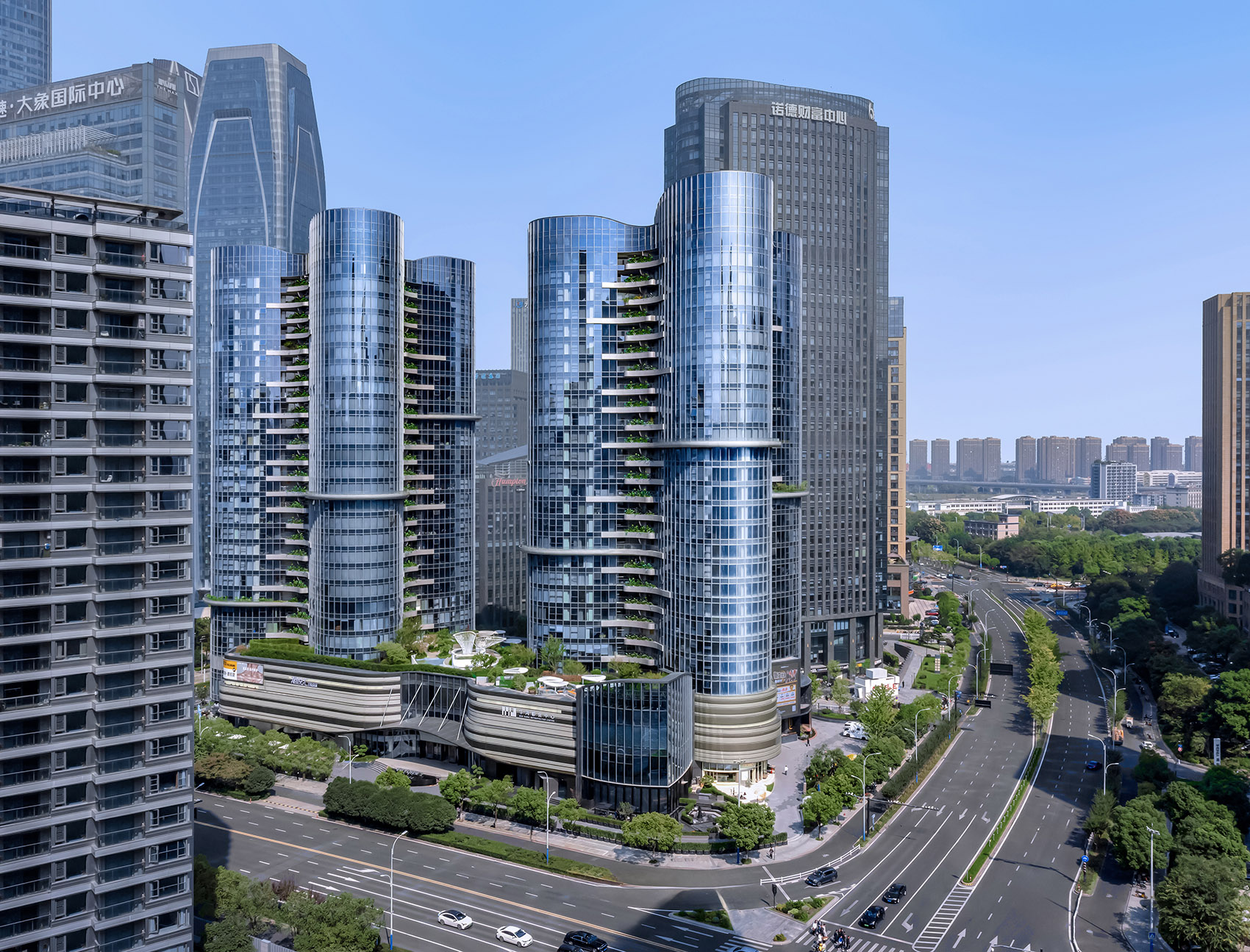 华鸿都会中心丨中国杭州丨MUDO墨度建筑 + 帝奥栖合-25