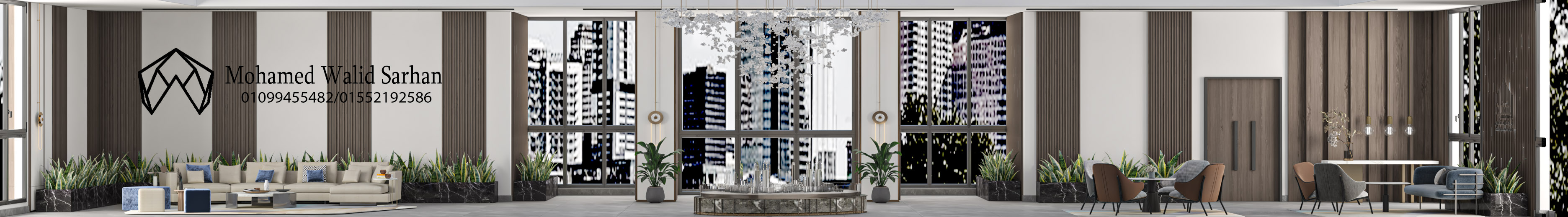 Building reception entrance in ksa-1