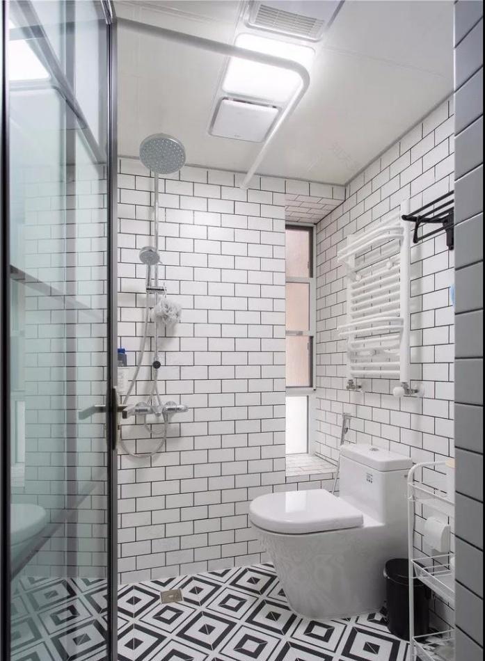 70㎡北欧风小户型设计,功能分区明晰,粉色与灰色搭配尽显精致-16