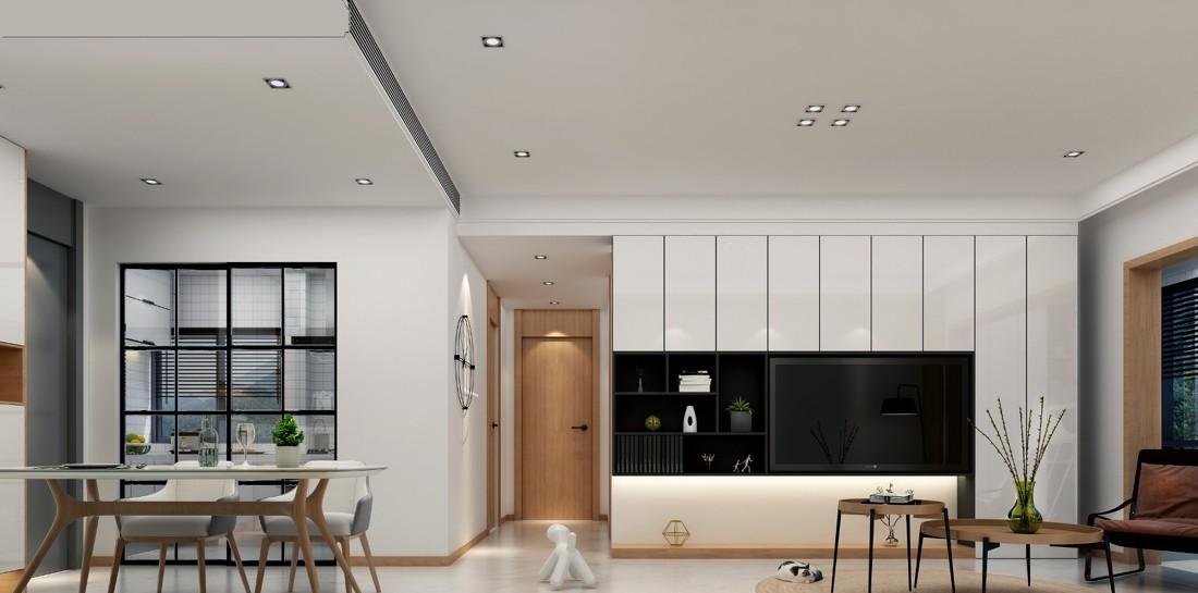 日式极简 99㎡三房设计，收纳空间丰富，阳台互通扩空间-16