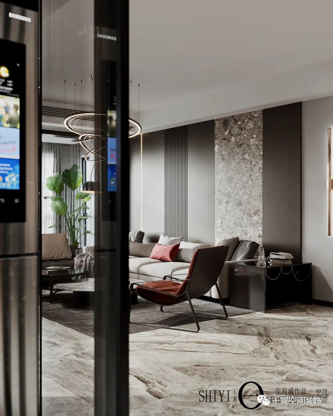 淳厚咖啡香 · 张海威的新中式设计魅力丨十翼空间装饰-15