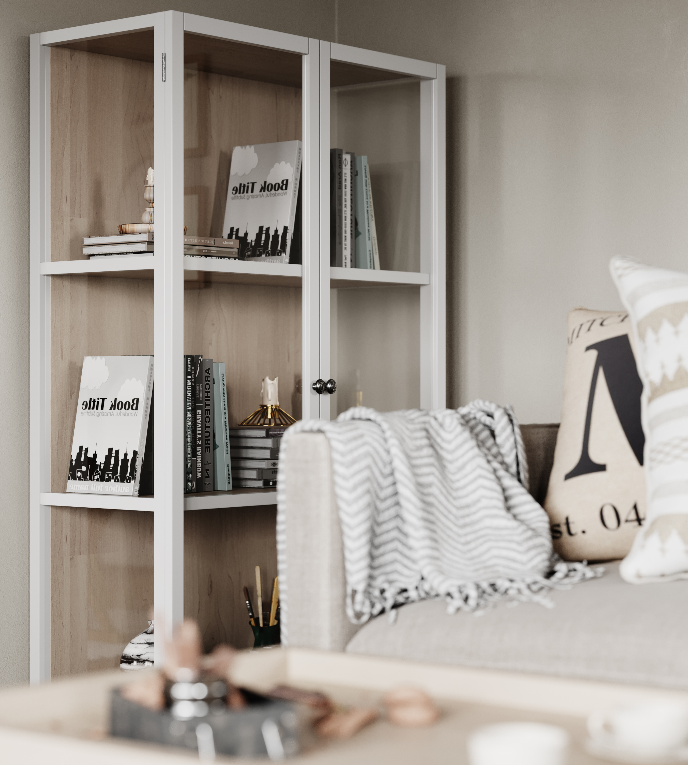 北欧自然风家居设计，温馨简约-4