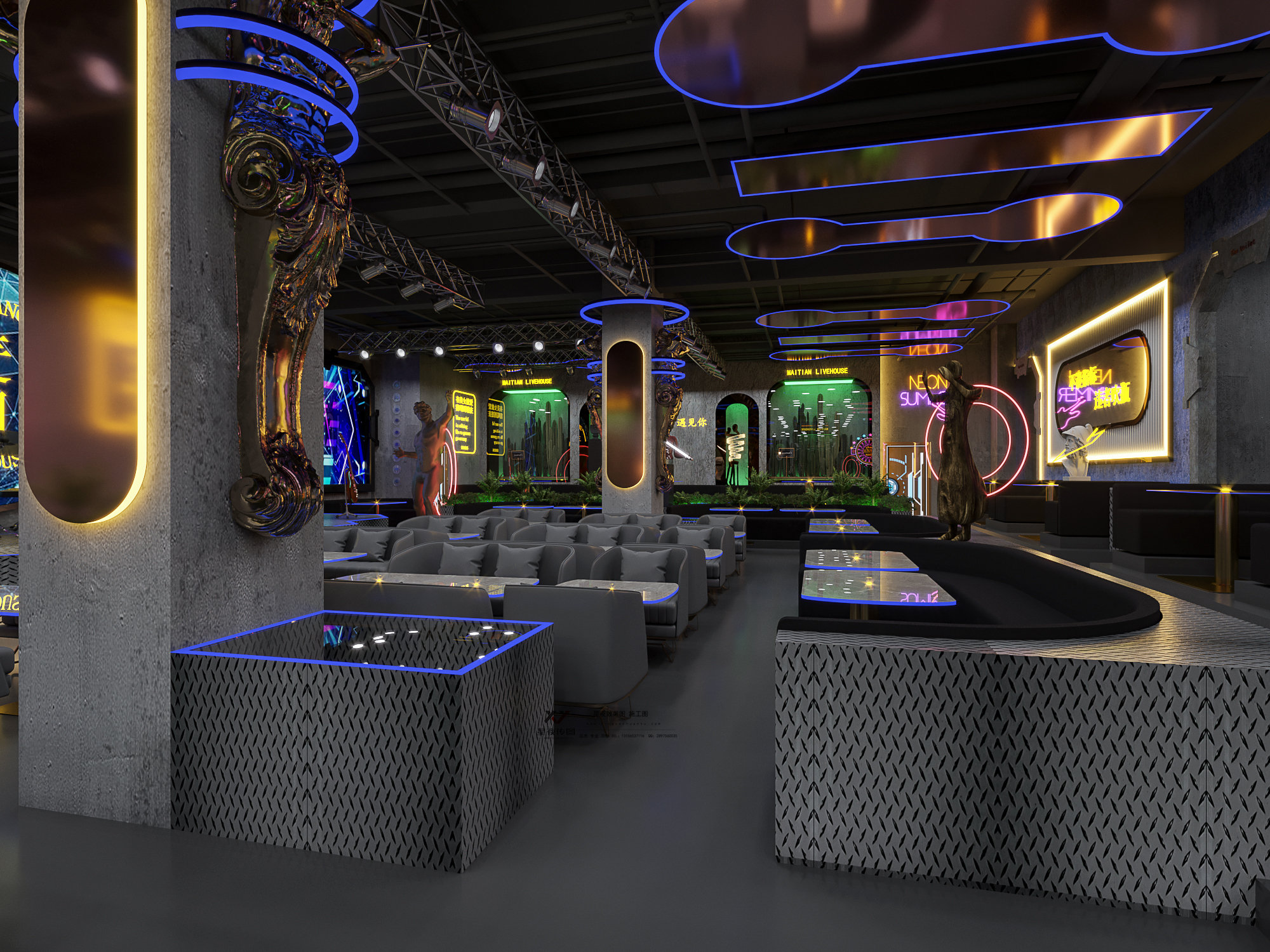 层次分明的美食空间设计-6