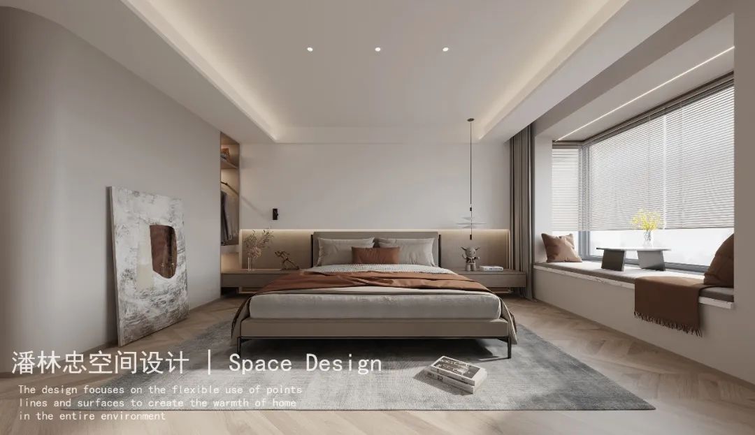 湖州现代简约住宅丨中国湖州丨潘林忠空间设计-12