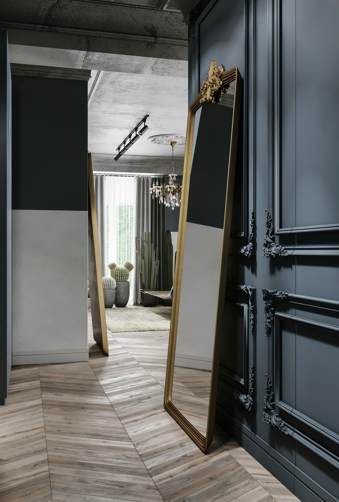 极简欧式设计 - 鸟瞰图高清原图赏析-8