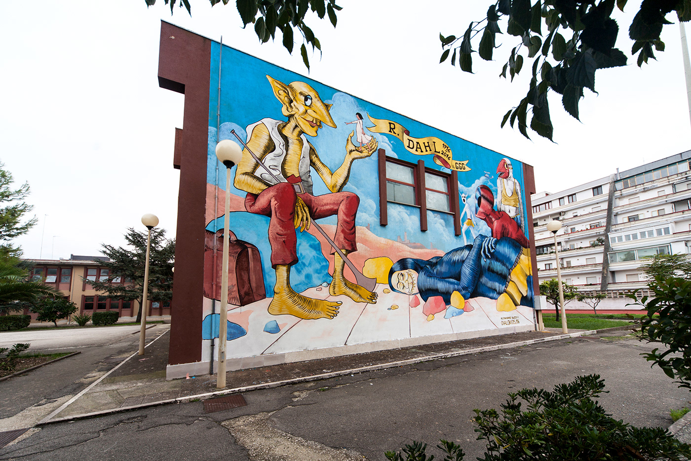 爱恋之神· Roald Dahl 百年纪念壁画-7